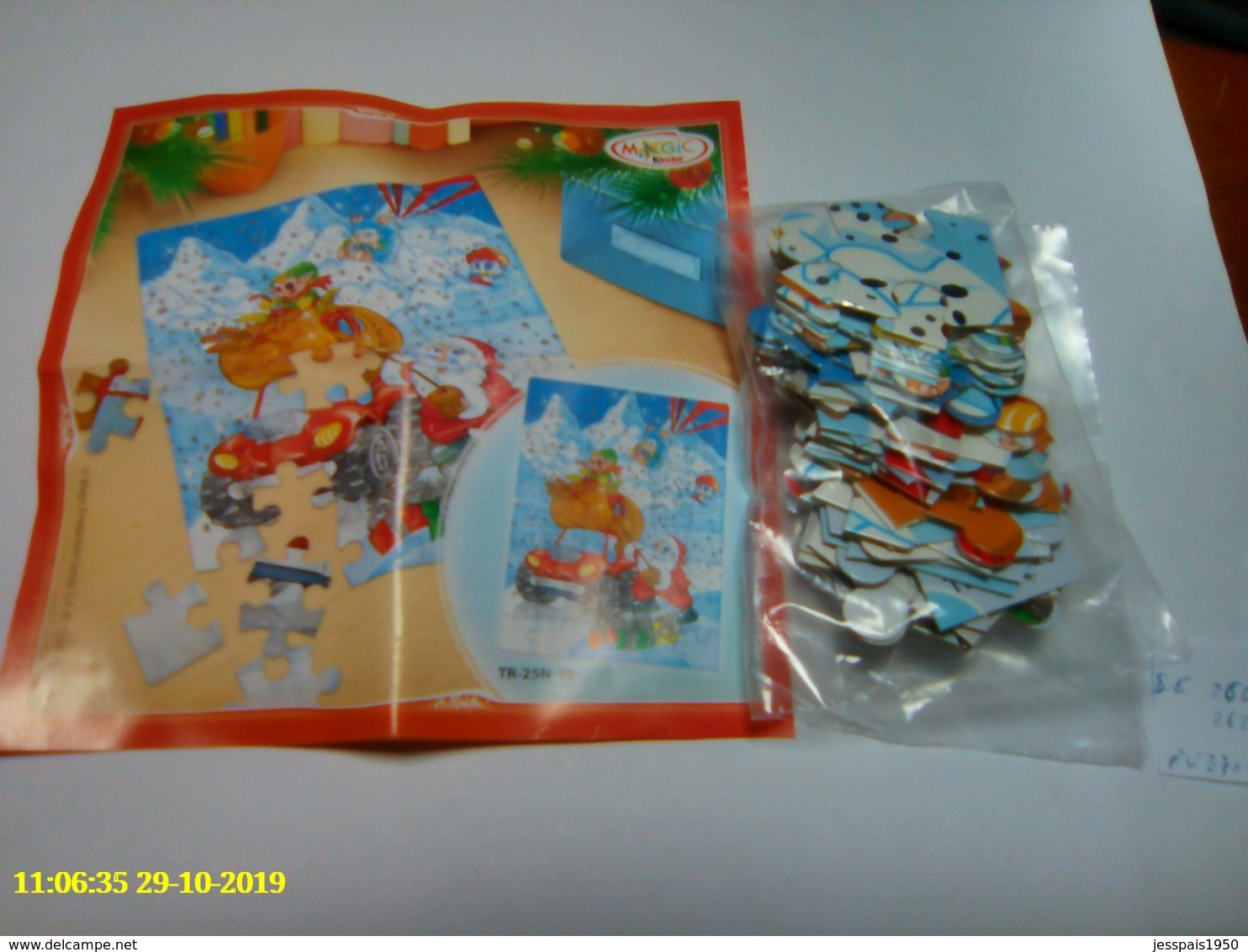 Ref 550 - Kinder Maxi - Puzzle TR-25N-10 + BPZ - Maxi (Kinder-)