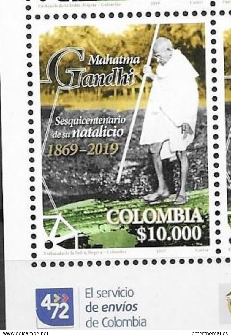 COLOMBIA, 2019, MNH, GANDHI,1v - Mahatma Gandhi