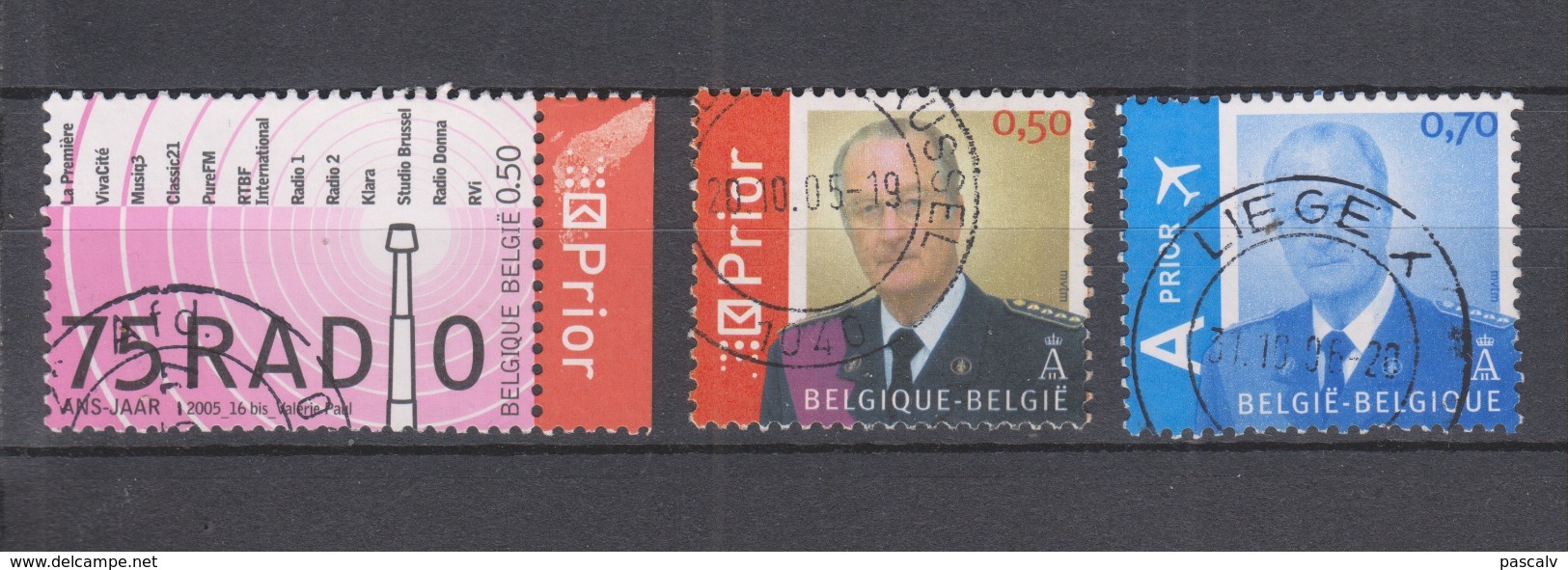 COB 3415 / 3417 Oblitération Centrale - Used Stamps