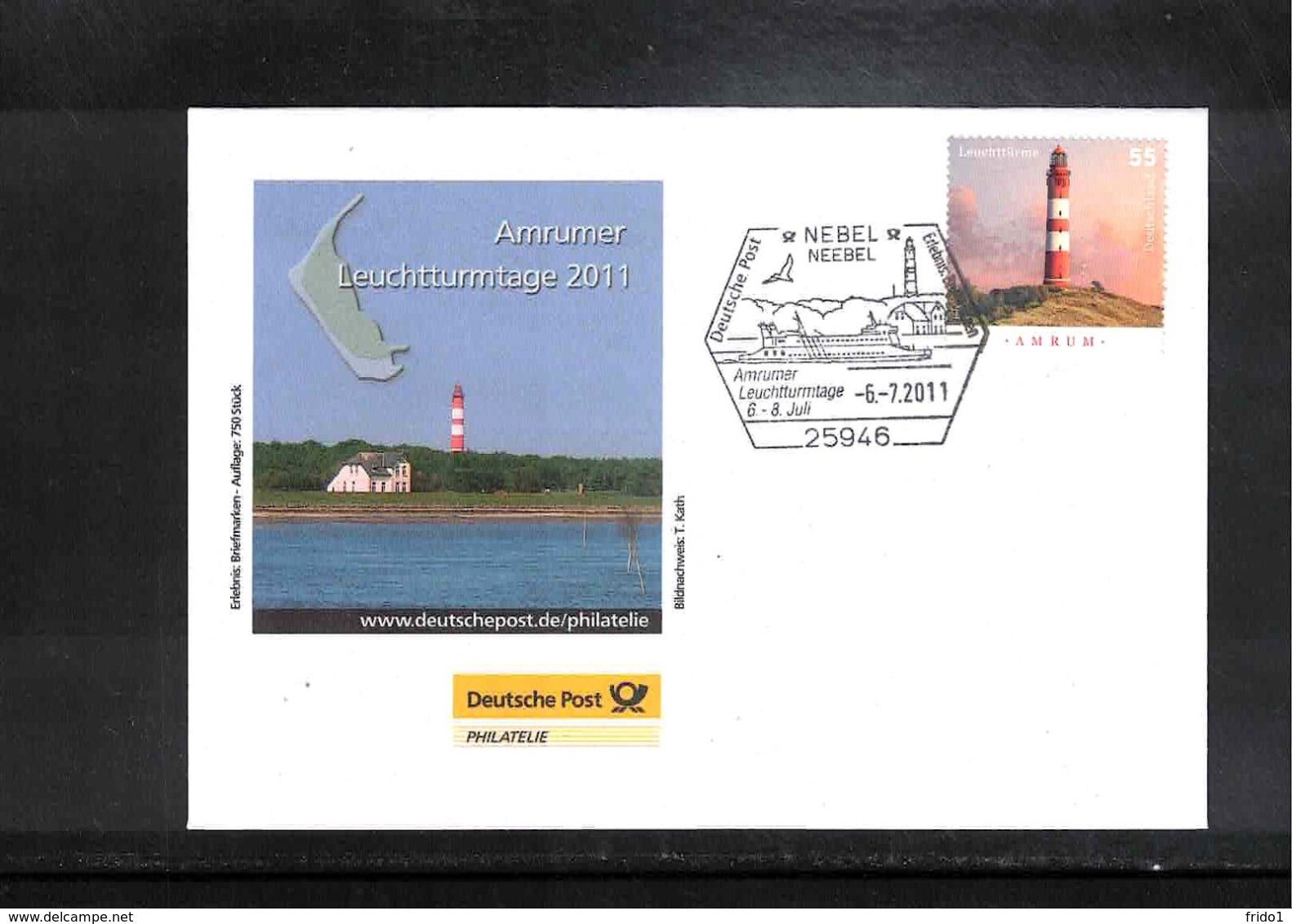 Germany / Deutschland 2011 Lighthouse / Leuchtturm Interesting Cover - Lighthouses