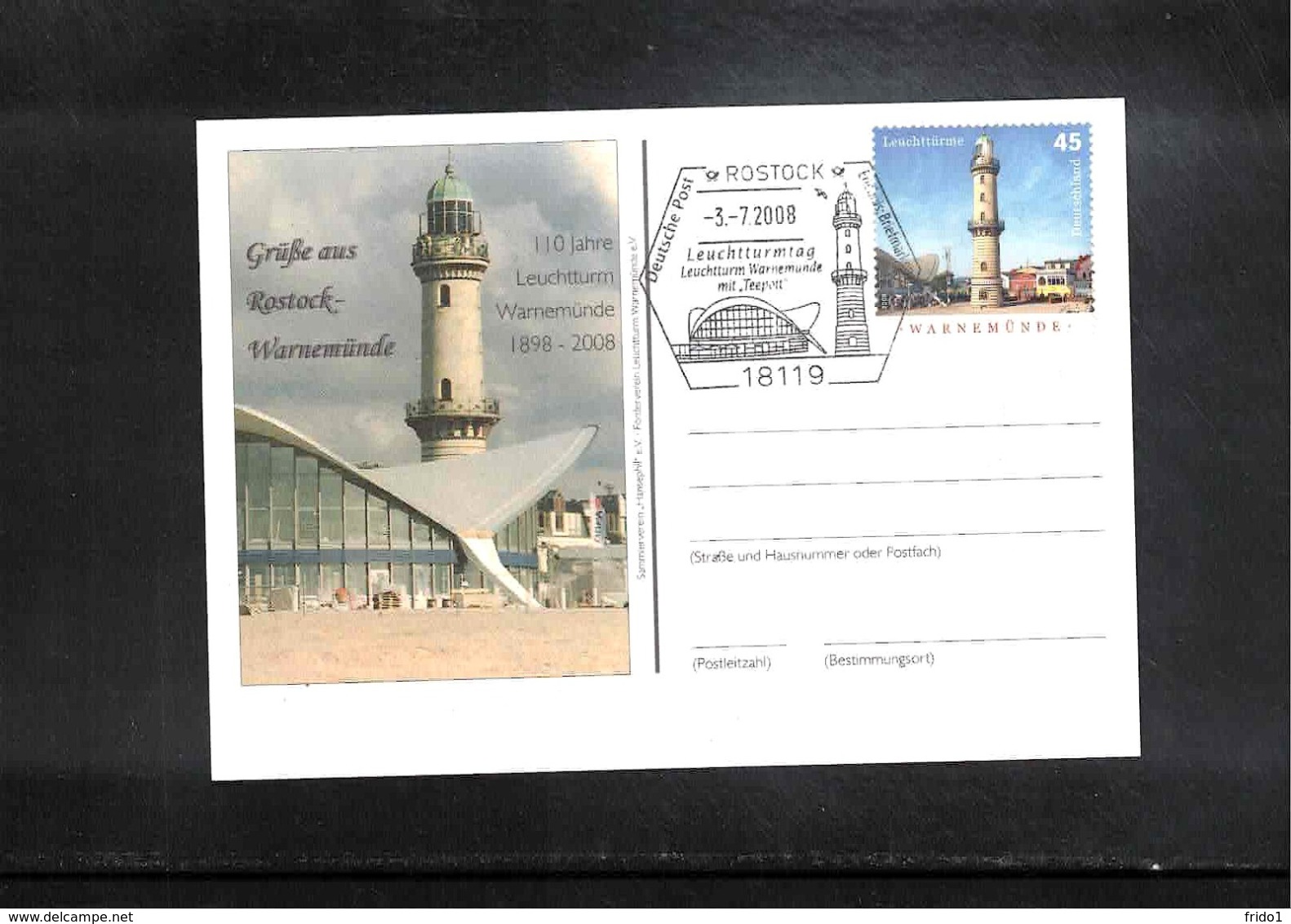 Germany / Deutschland 2008 Lighthouse / Leuchtturm Interesting Postcard - Lighthouses