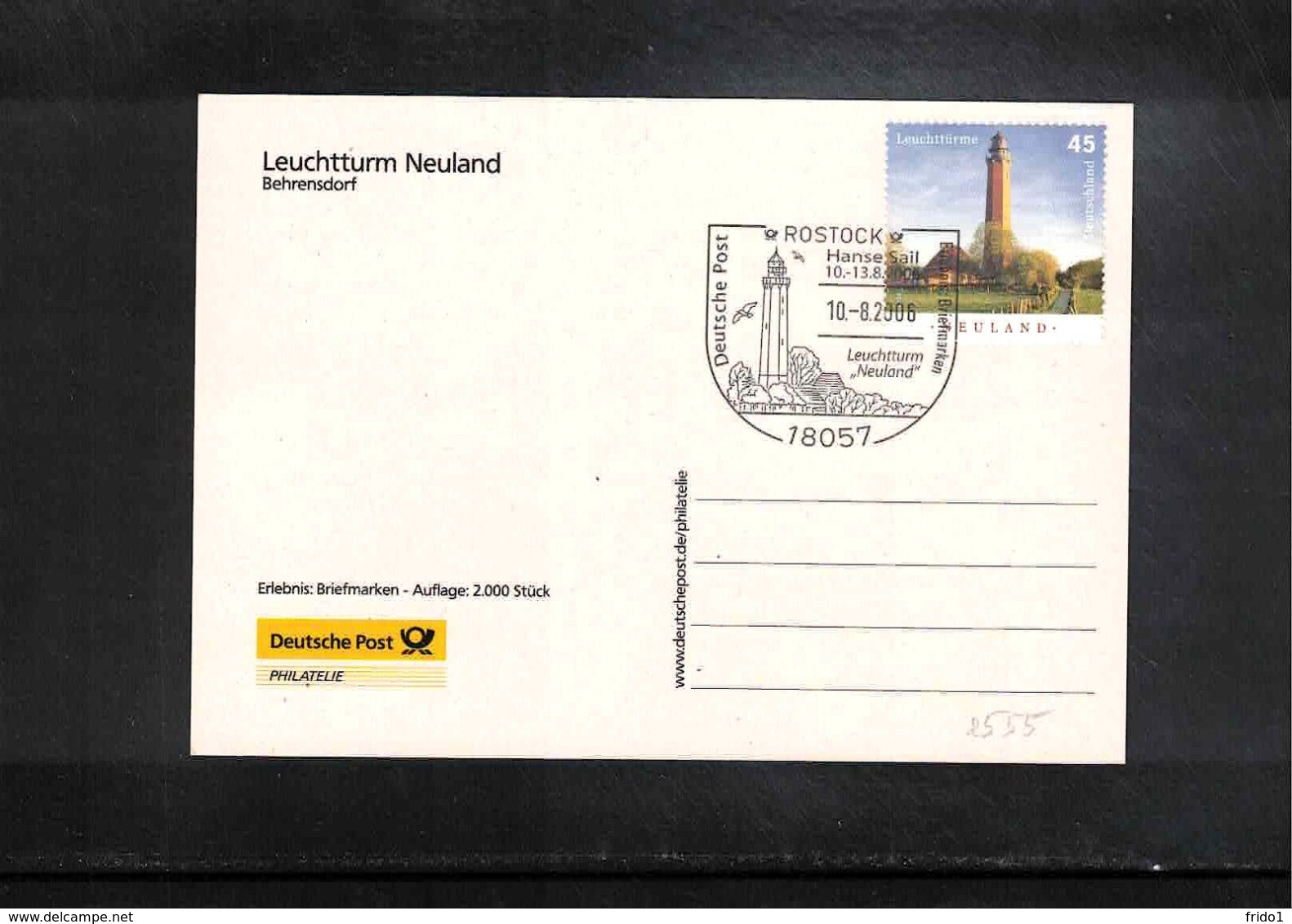 Germany / Deutschland 2006 Lighthouse / Leuchtturm Interesting Postcard - Lighthouses