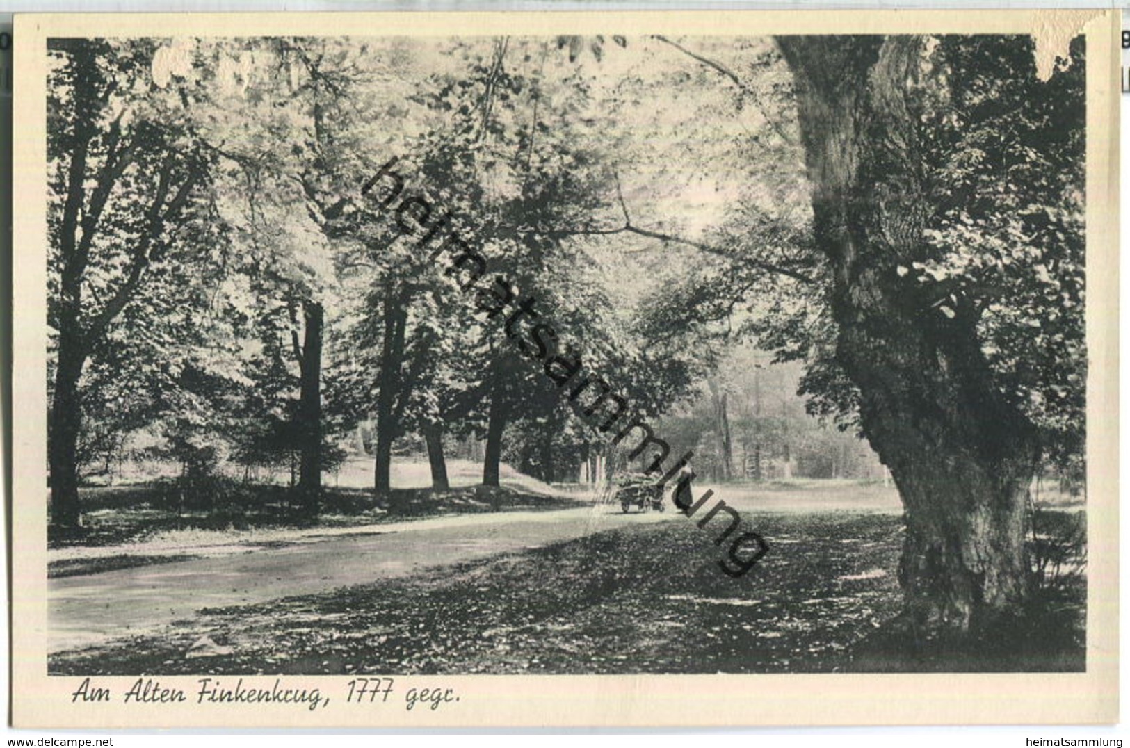 Am Alten Finkenkrug - Holzsammler - Verlag Atelier John Falkenhain 40er Jahre - Falkensee