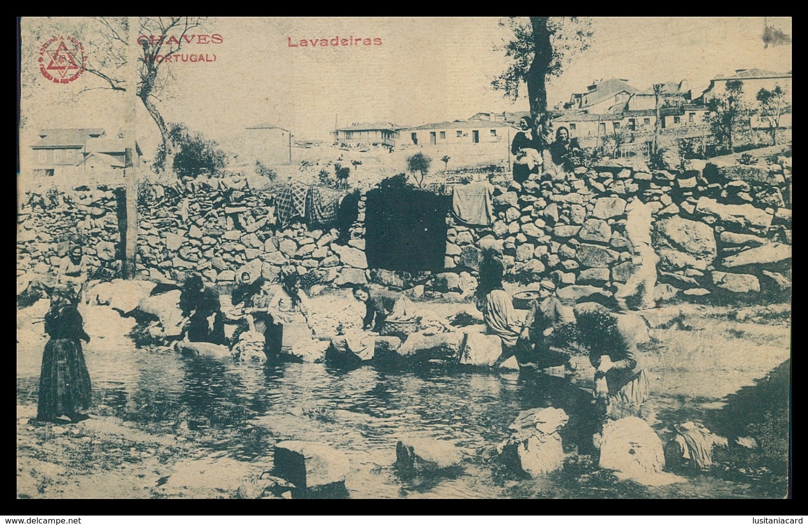 CHAVES - LAVADEIRAS ( Ed. Adelino A. Pereira ) Carte Postale - Vila Real