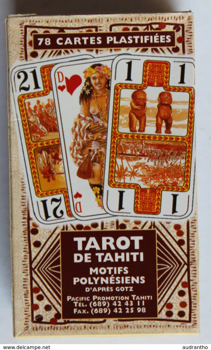 très beau jeu de cartes Tarot Polynésie Tahiti motifs polynésiens artiste Gotz état neuf