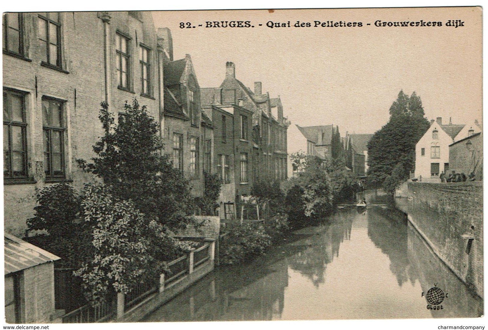 Bruges - Quai Des Pelletiers - Grouwerkers Dijk -  2 Scans - Brugge