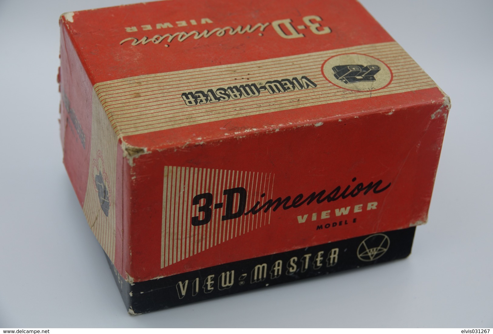 VIEW-MASTER Vintage : SAWYERS MODEL E BAKELITE original box - Made In Belgium - Reels - Viewmaster - Stereoviewer
