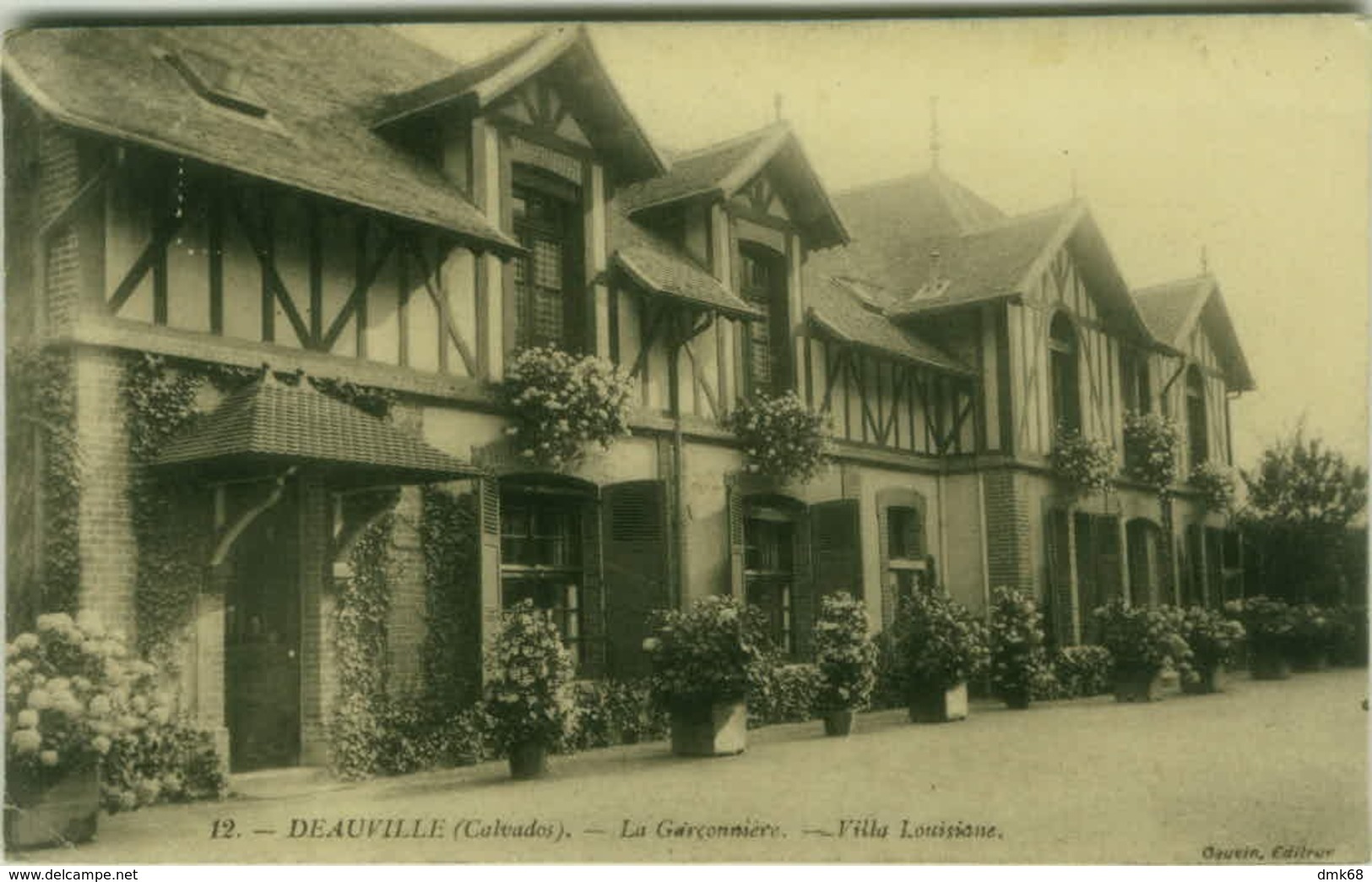 CPA - VILLA LOUISIANE - DEAUVILLE ( CALVADOS ) - LA GARZONNIERE - EDIT CAUVIN 1910s (BG5176) - Deauville