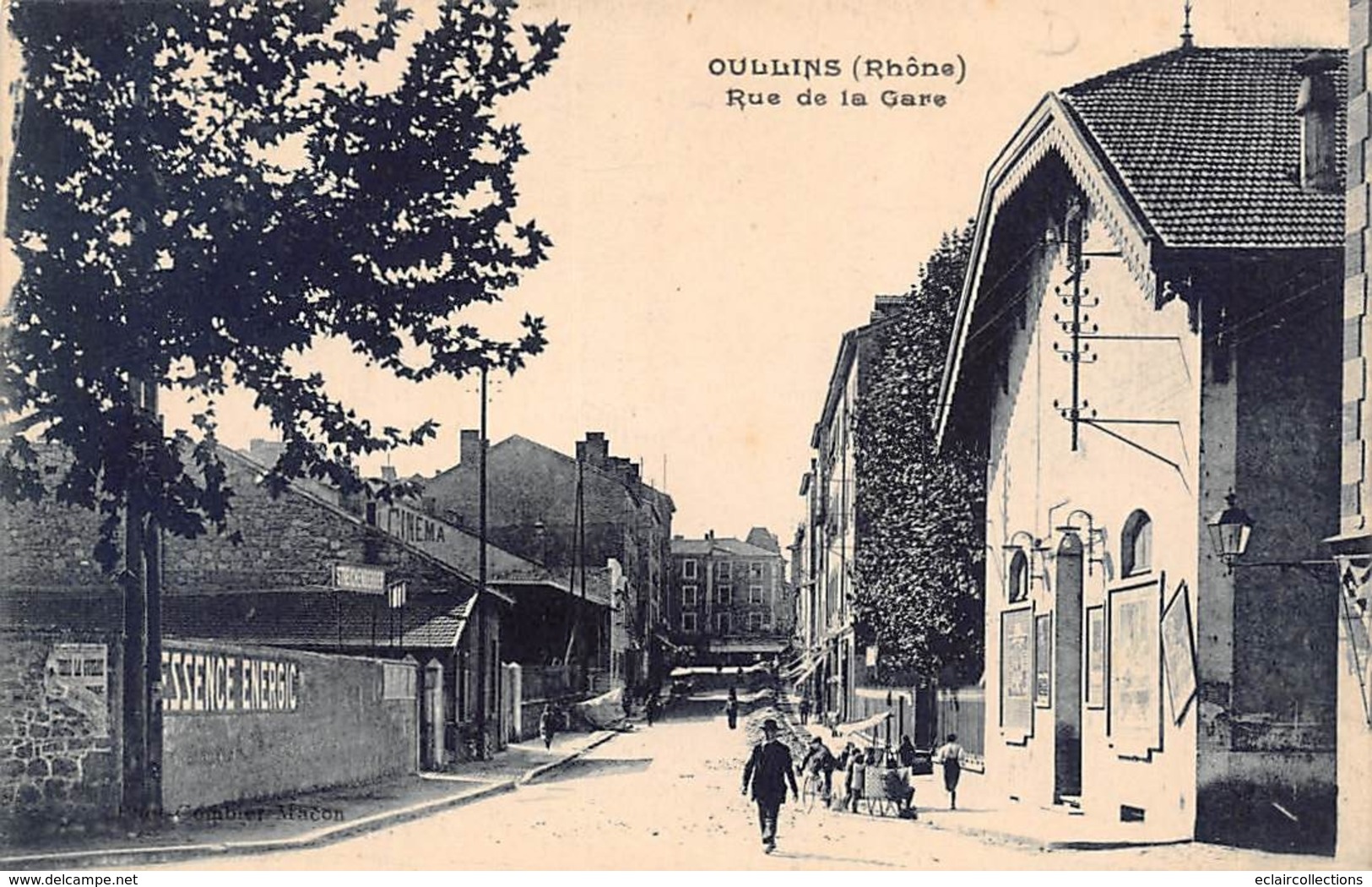 Oullins          69       Rue De La Gare         ( Voir Scan) - Oullins