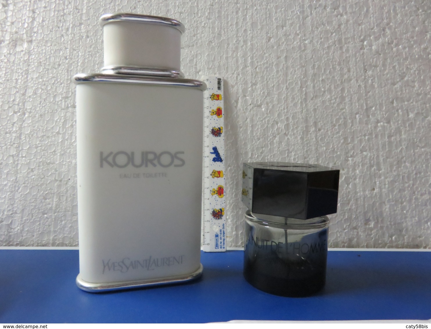 1flacon Kouros,1vapo YSL - Bottles (empty)