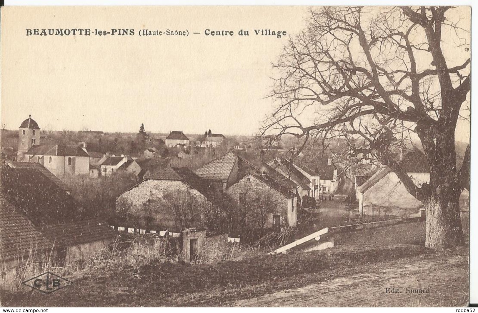 CPA - 70 - Haute Saone - Beaumotte Les Pins - Centre Du Village - Other & Unclassified