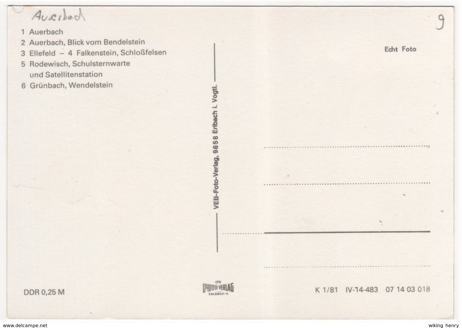 Auerbach Im Vogtland - S/w Mehrbildkarte 7   Das Schöne Göltzschtal - Auerbach (Vogtland)