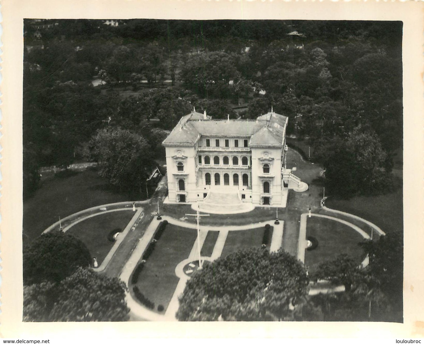 HANOI PHOTO ORIGINALE 1949 LE PALAIS DE BAO-DAI   FORMAT 13.50 X 11 CM - Vietnam