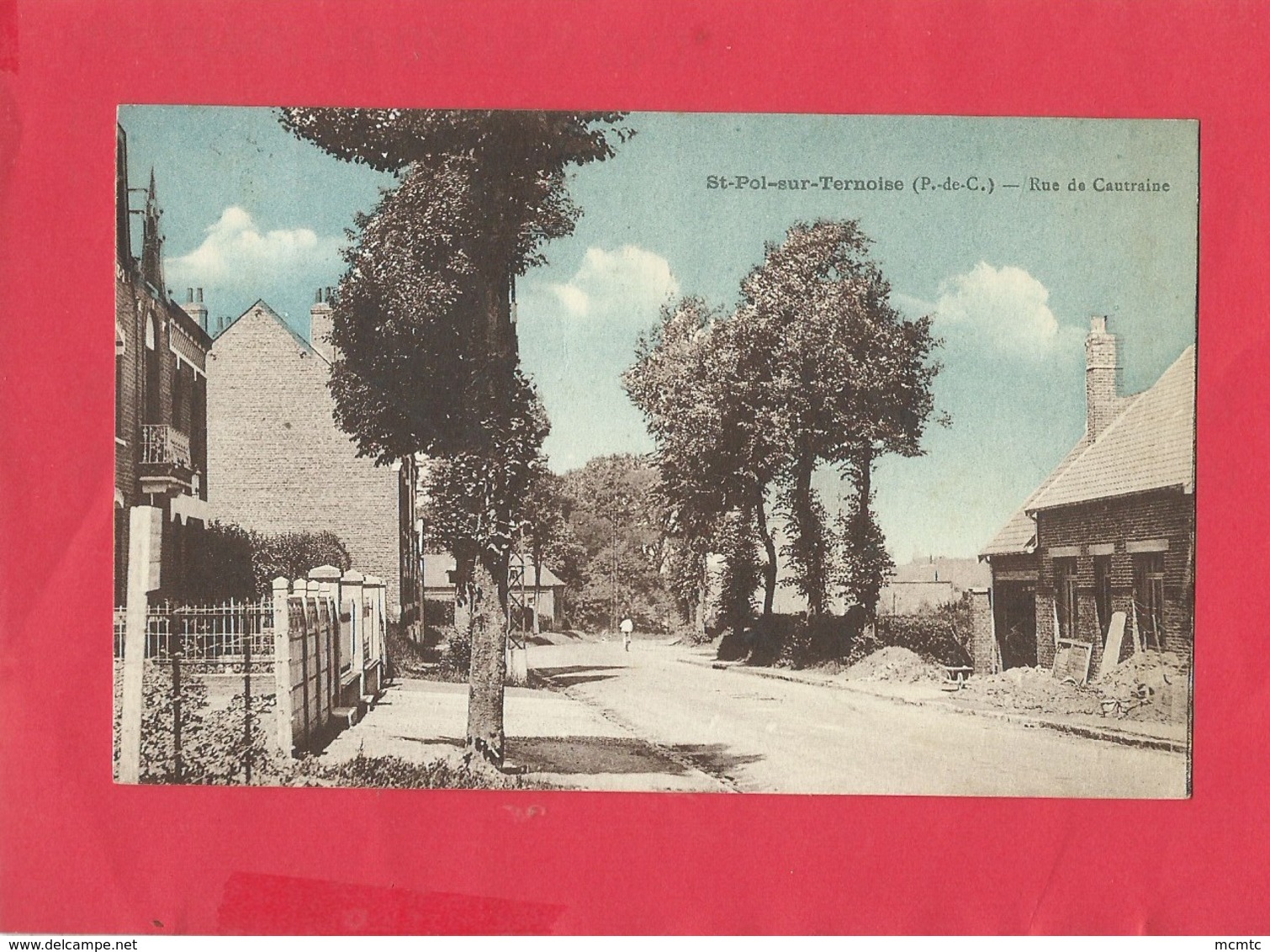 CPA - St Pol Sur Ternoise   -(P.-de-C.) - Rue De Cautraine - Saint Pol Sur Ternoise