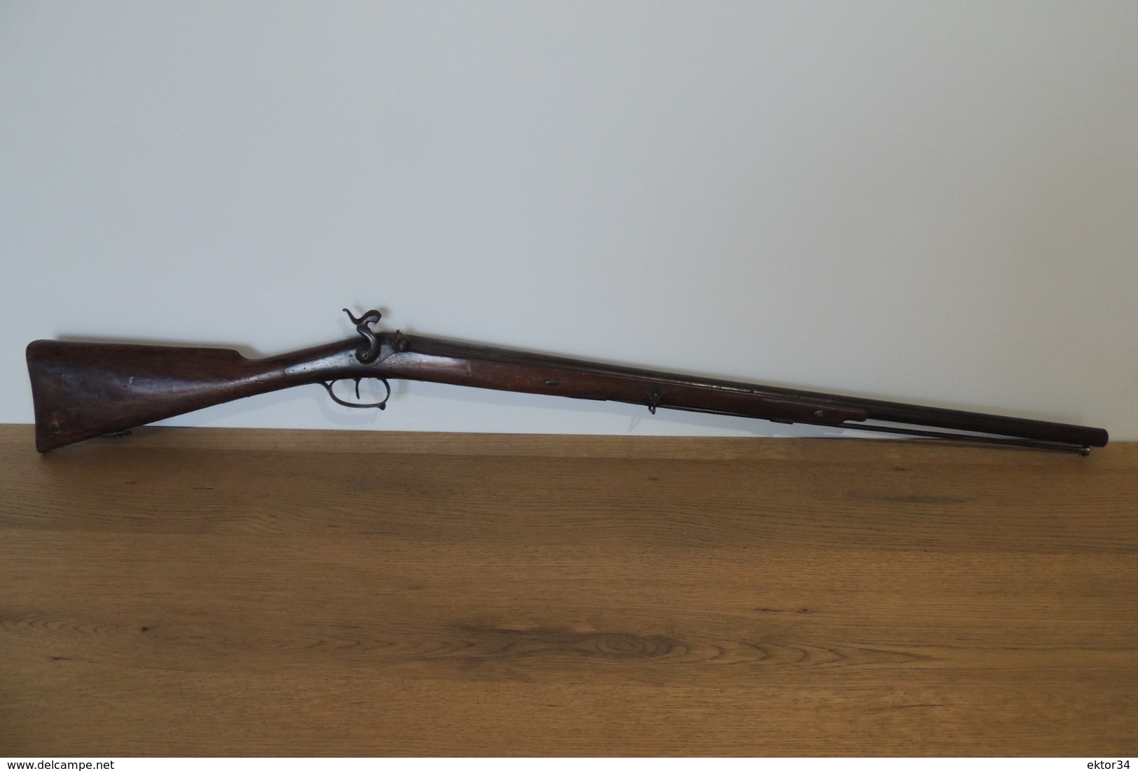 Vieux Fusil De Chasse,à Piston Et à Restaurer - Armi Da Collezione