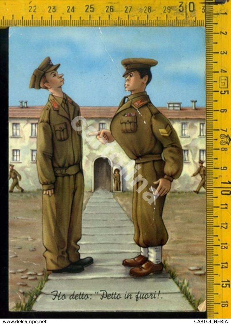 Militare Umoristica (piega) - Altri & Non Classificati