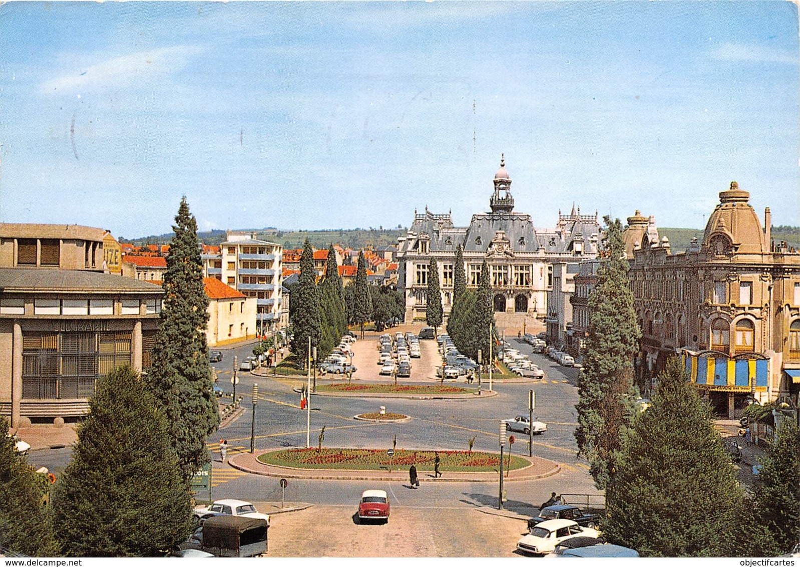 VICHY Place De L Hotel De Ville 14(scan Recto-verso) MA904 - Vichy