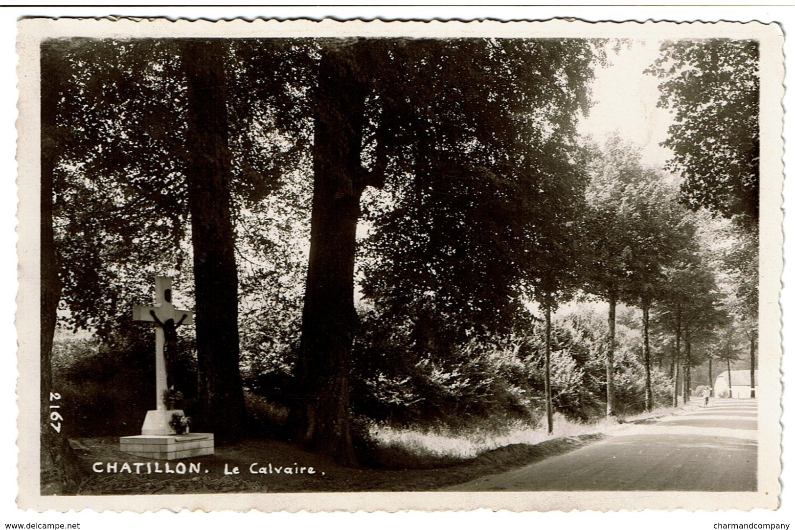 Carte Photo - Chatillon - Le Calvaire 1951 - Edit. Mosa N° 2167 - 2 Scans - Saint-Léger