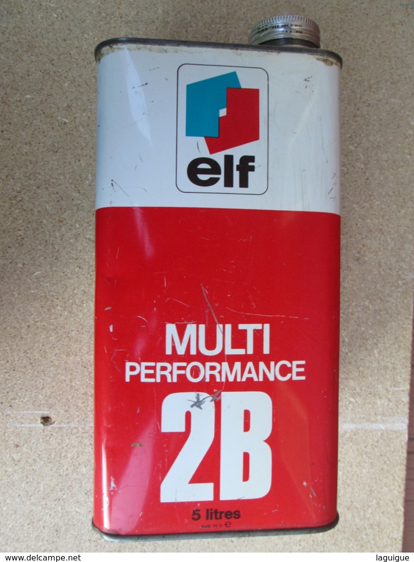 BIDON HUILE VIDE ELF 5 LITRES - Cars