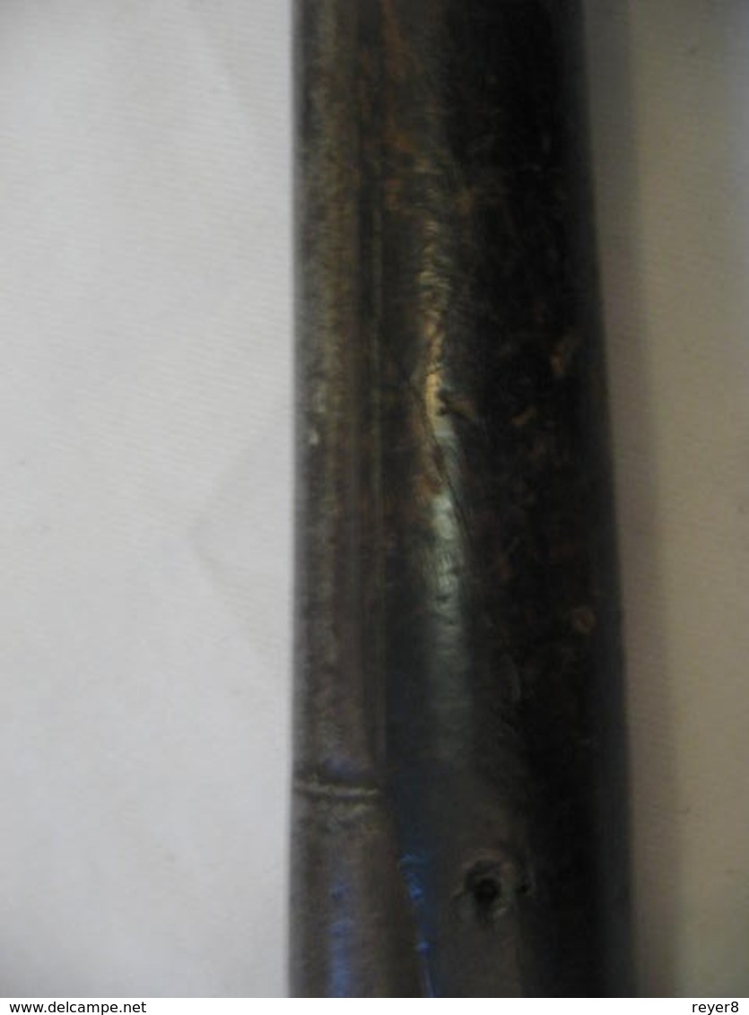 ancien PISTOLET silex canon Tromblon XVIII  ,poudre noire