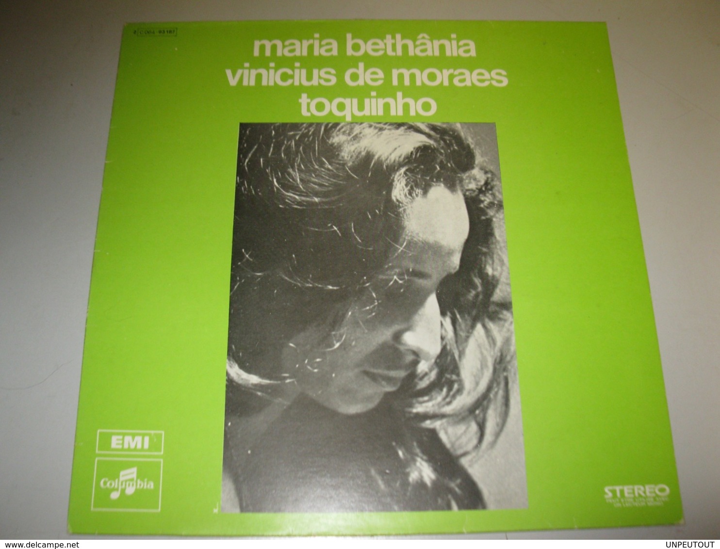 VINYLE MARIA BETHANIA / VINICIUS DE MORAES / TOQUINHO 33 T TROVA ARGENTINE / COLUMBIA / EMI (1978) - World Music