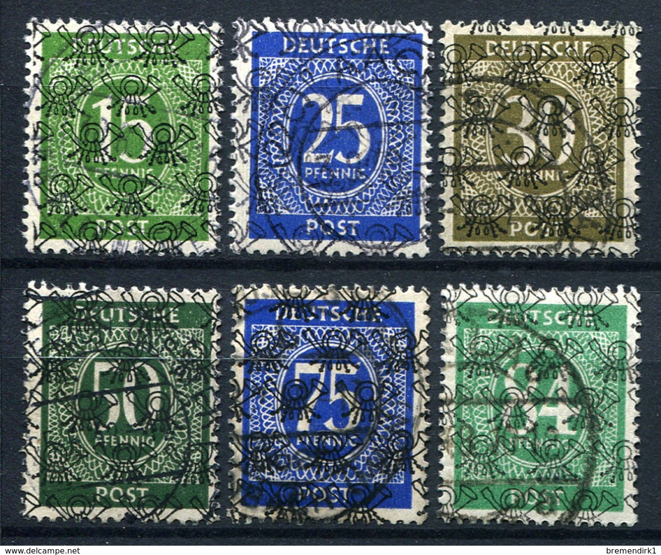 44479) ALL. BESETZUNG - Lot Gestempelt Aus 1948, 154.- € - Sonstige & Ohne Zuordnung