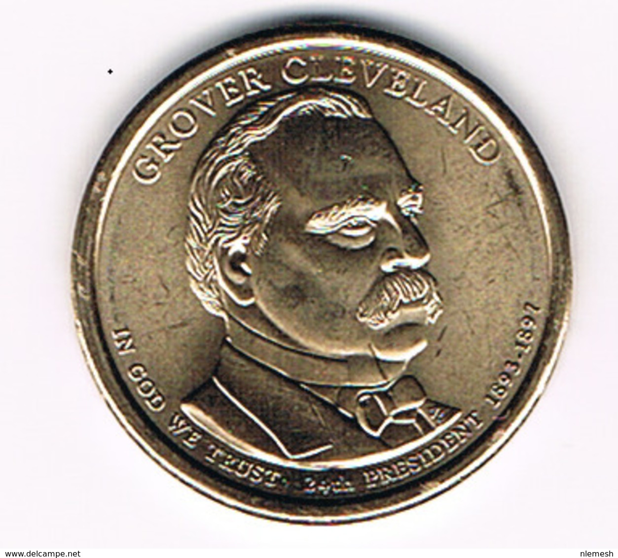 1 Dollar Grover Cleveland, UNC, 2012 - 2007-…: Presidents