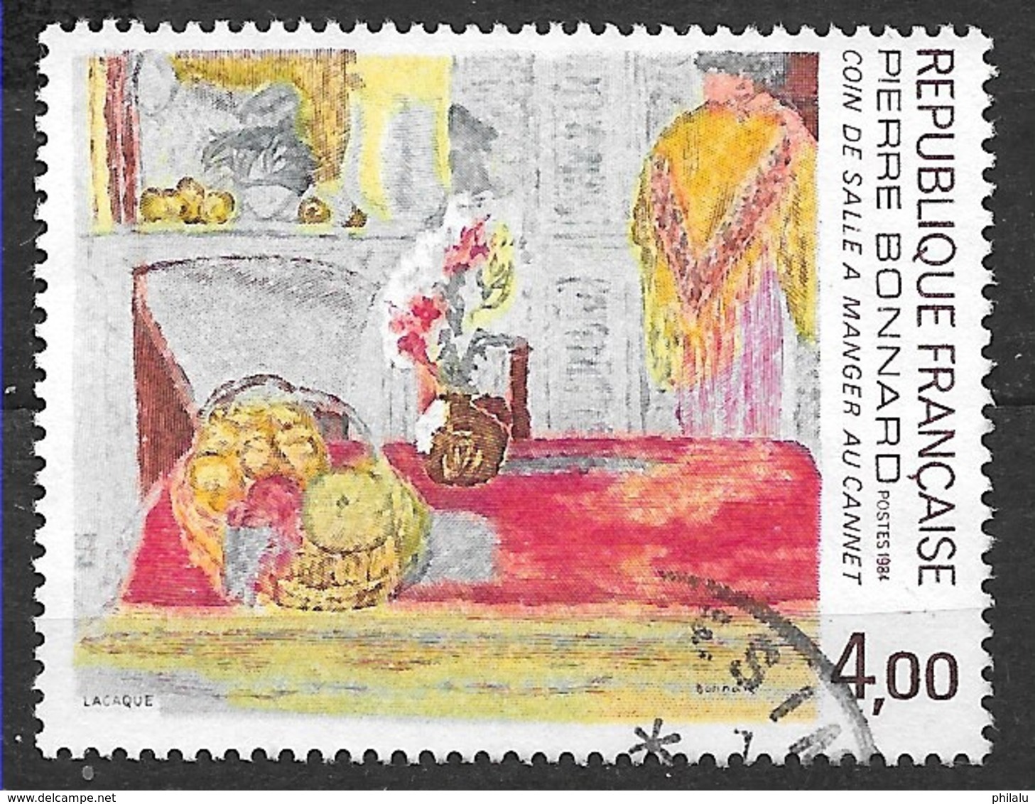 FRANCE 2301 Coin De Salle à Manger Au Cannet De Pierre Bonnard. Art Peinture Peintre . - Used Stamps