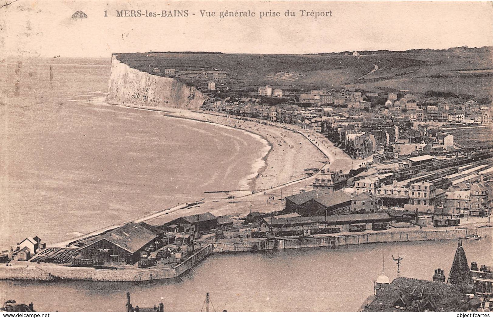 MERS LES BAINS Vue Generale Prise Du Treport 8(scan Recto-verso) MA742 - Mers Les Bains