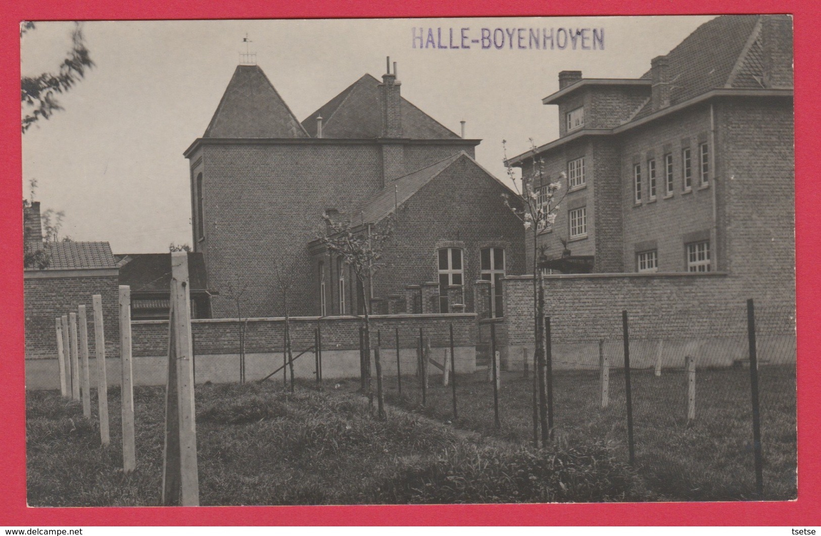 Halle-Boyenhoyen... School - Fotokaart ( Verso Zien ) - Halle