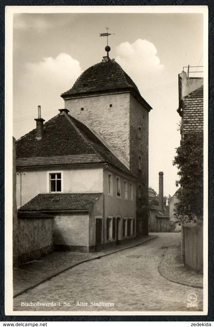 0007 - Bischofswerda - Alter Stadtturm - E. Wagner & Söhne Zittau - Bischofswerda