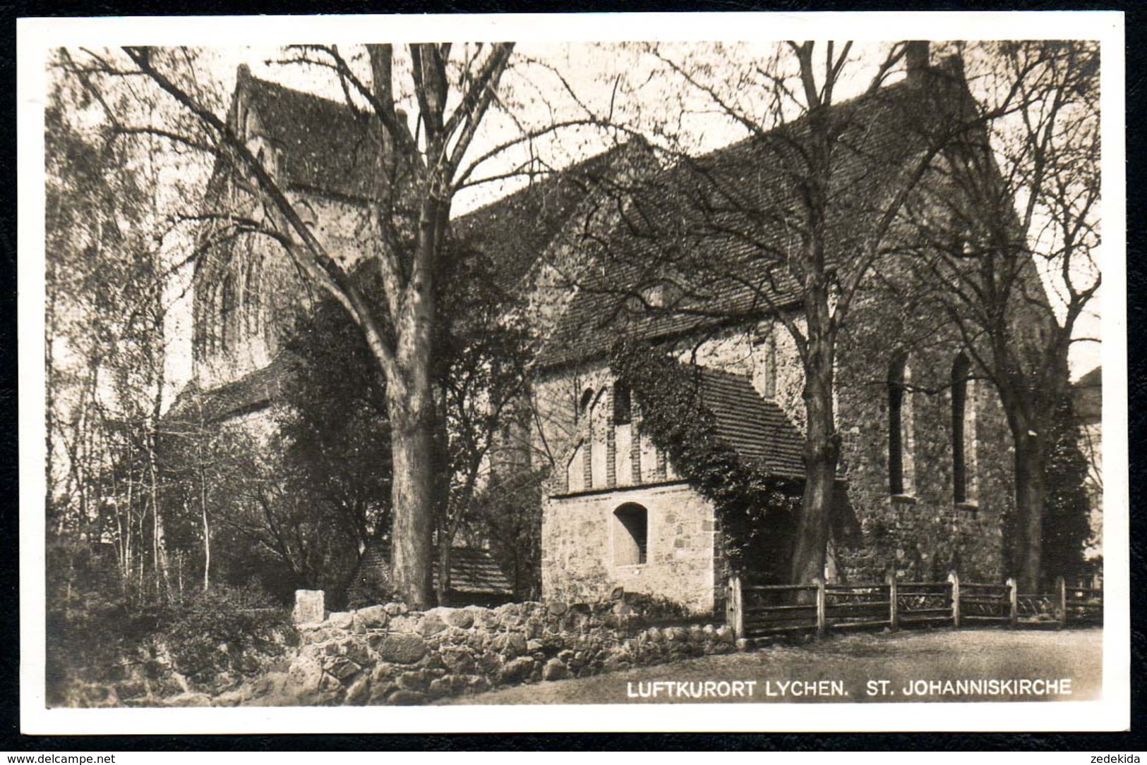 0075 - TOP Lychen - Kirche St. Johannis - Verlag Gustav Venske - Lychen