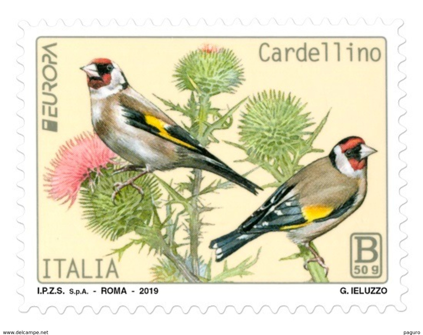 Italia Repubblica 2019 Europa 2019 - Cardellino Euro 2,60 MNH** Integro - 2011-20:  Nuevos