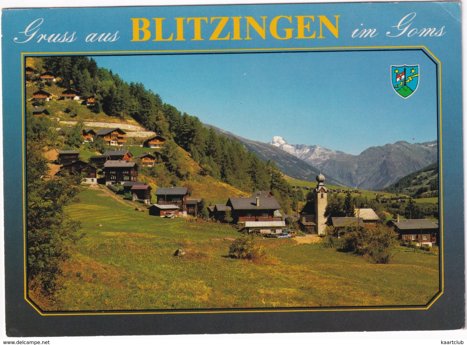 Blitzingen Im Goms 1296 M (Wallis) Mit Galenstock - (Suisse/Schweiz) - Goms