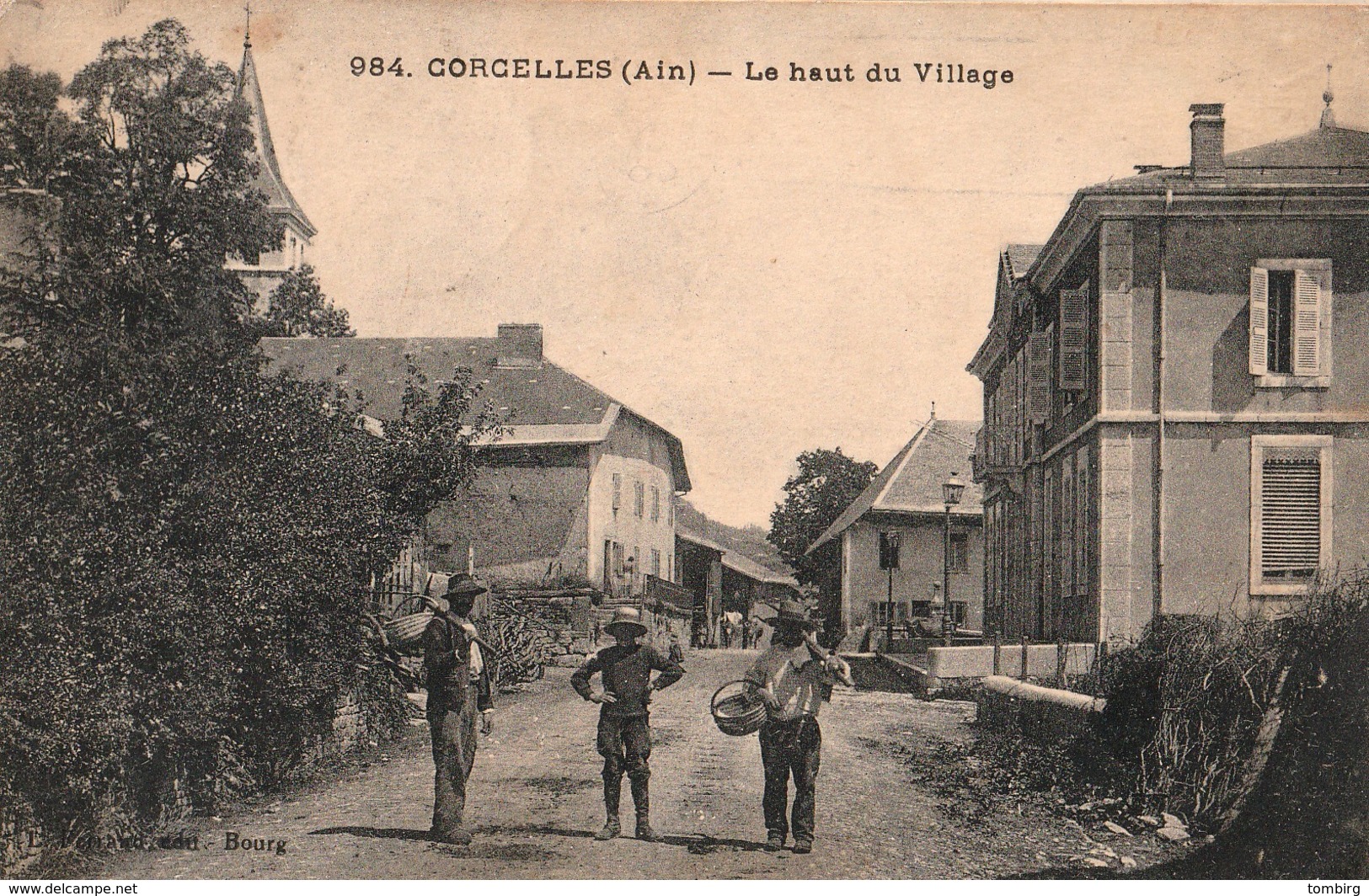 CORCELLES (Ain) - 984 - Le Haut Du Village - Non Classés