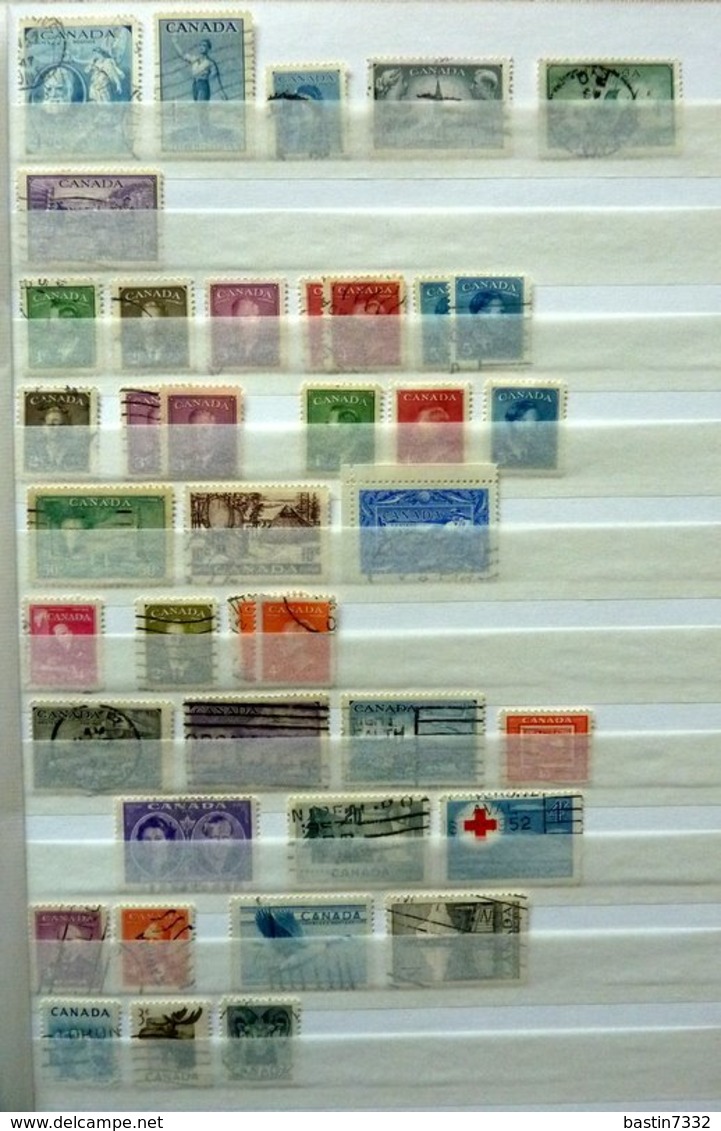 Canada collection 1870-2000 in stockbook used/gebruikt/oblitere mixed quality!!