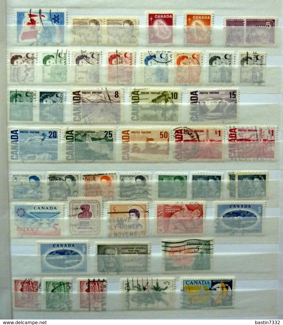 Canada collection 1870-2000 in stockbook used/gebruikt/oblitere mixed quality!!