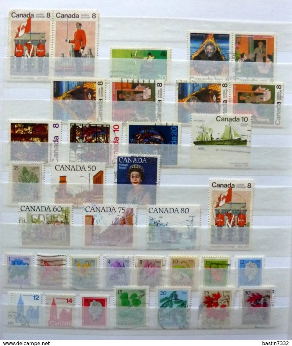 Canada collection 1870-2000 in stockbook used/gebruikt/oblitere mixed quality!!