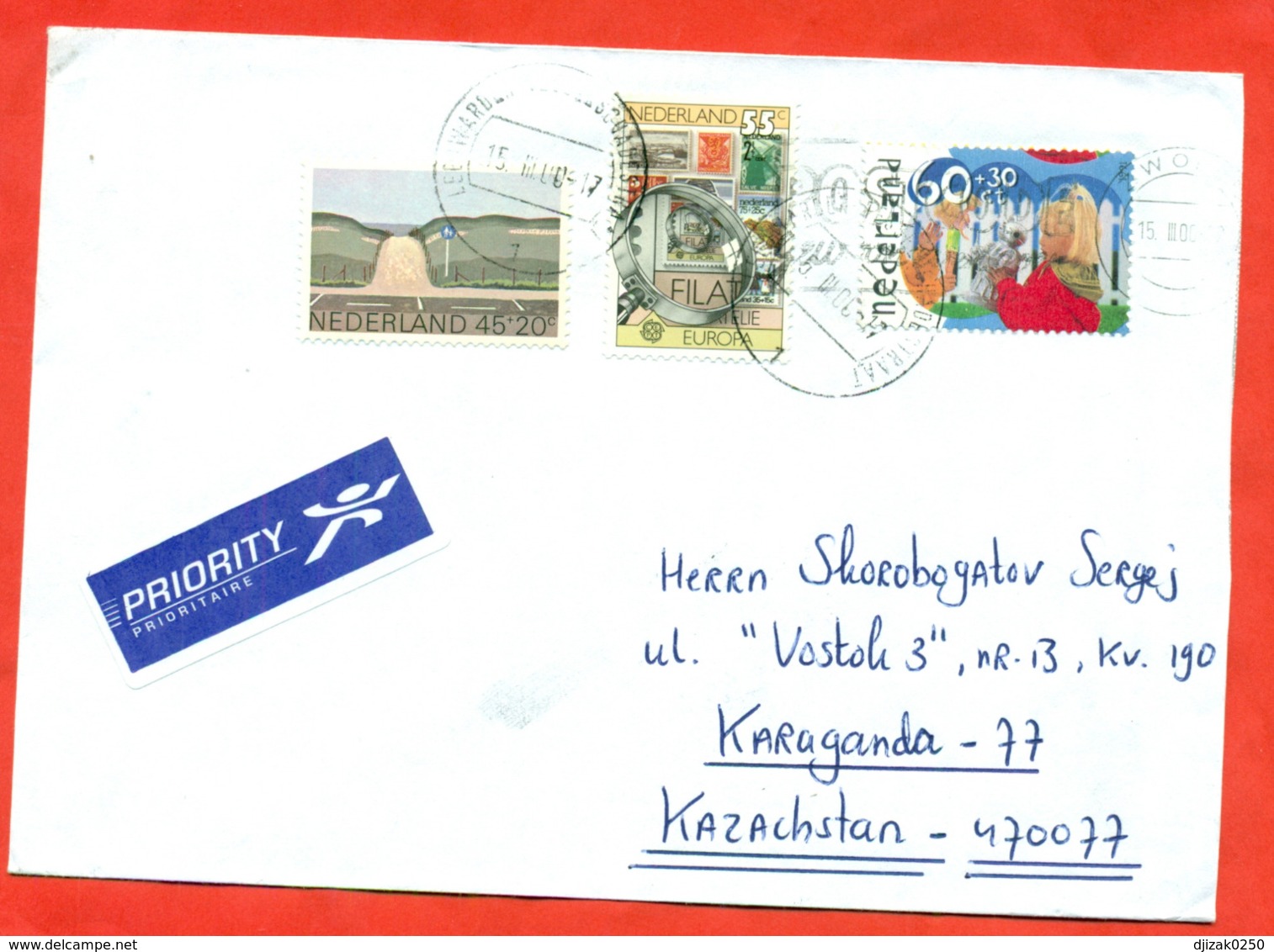 Netherlands 2000. Envelope Past Mail. - Stamps On Stamps