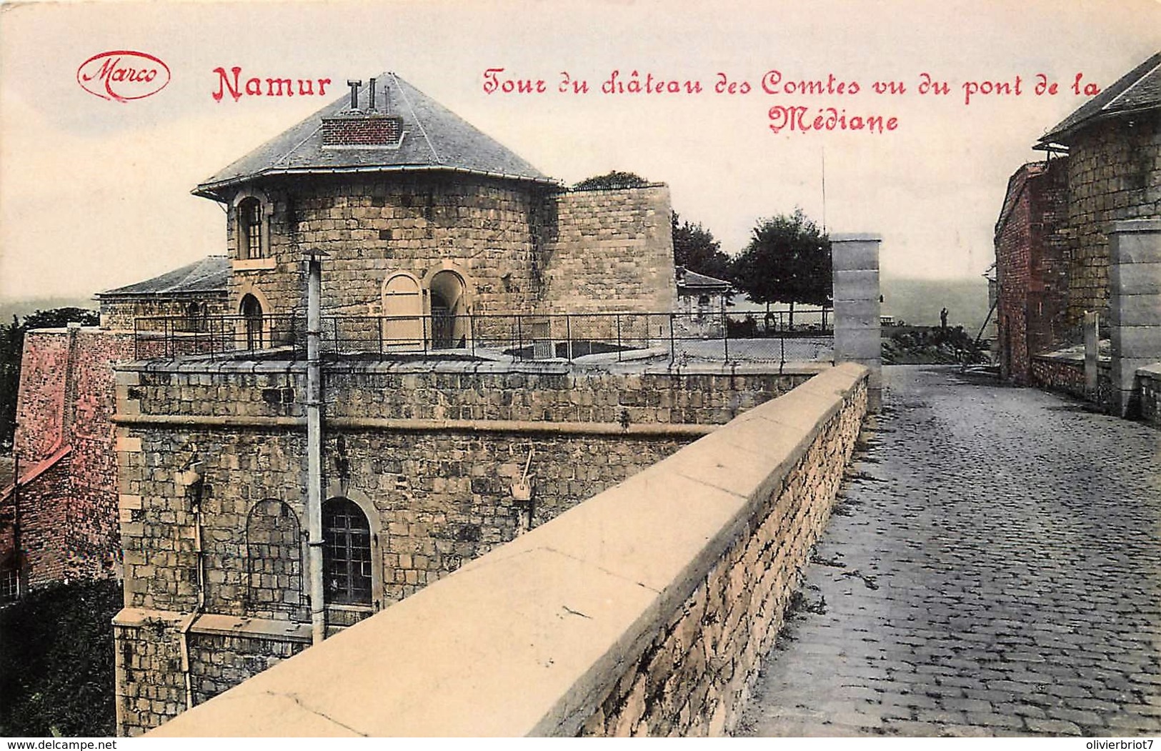 Belgique - Namur - Pont Du Château Des Comtes Vu Du Pont De La Médiane - Edit. Marcovici - Namur