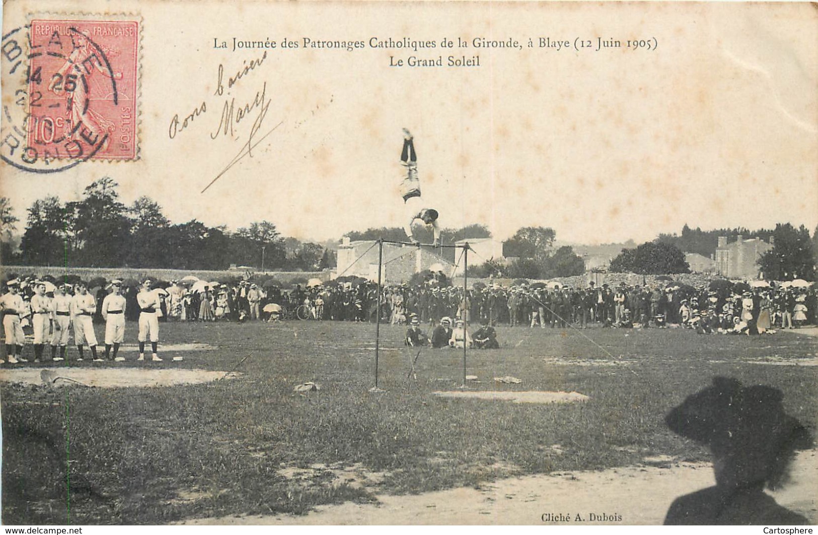 CPA 33 Gironde Blaye La Journée Des Patronages Catholiques De La Gironde 12 Juin 1905 Le Grand Soleil - Blaye