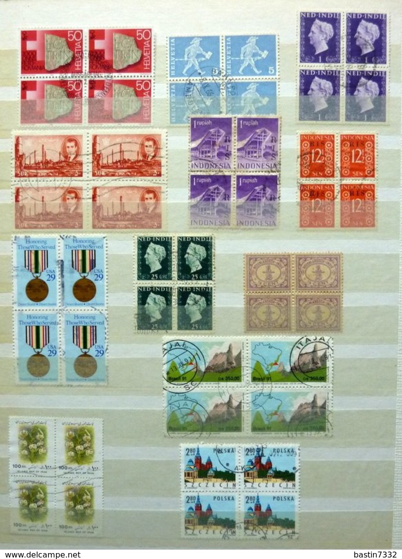 World collection in 5 stockbooks used/gebruikt/oblitere