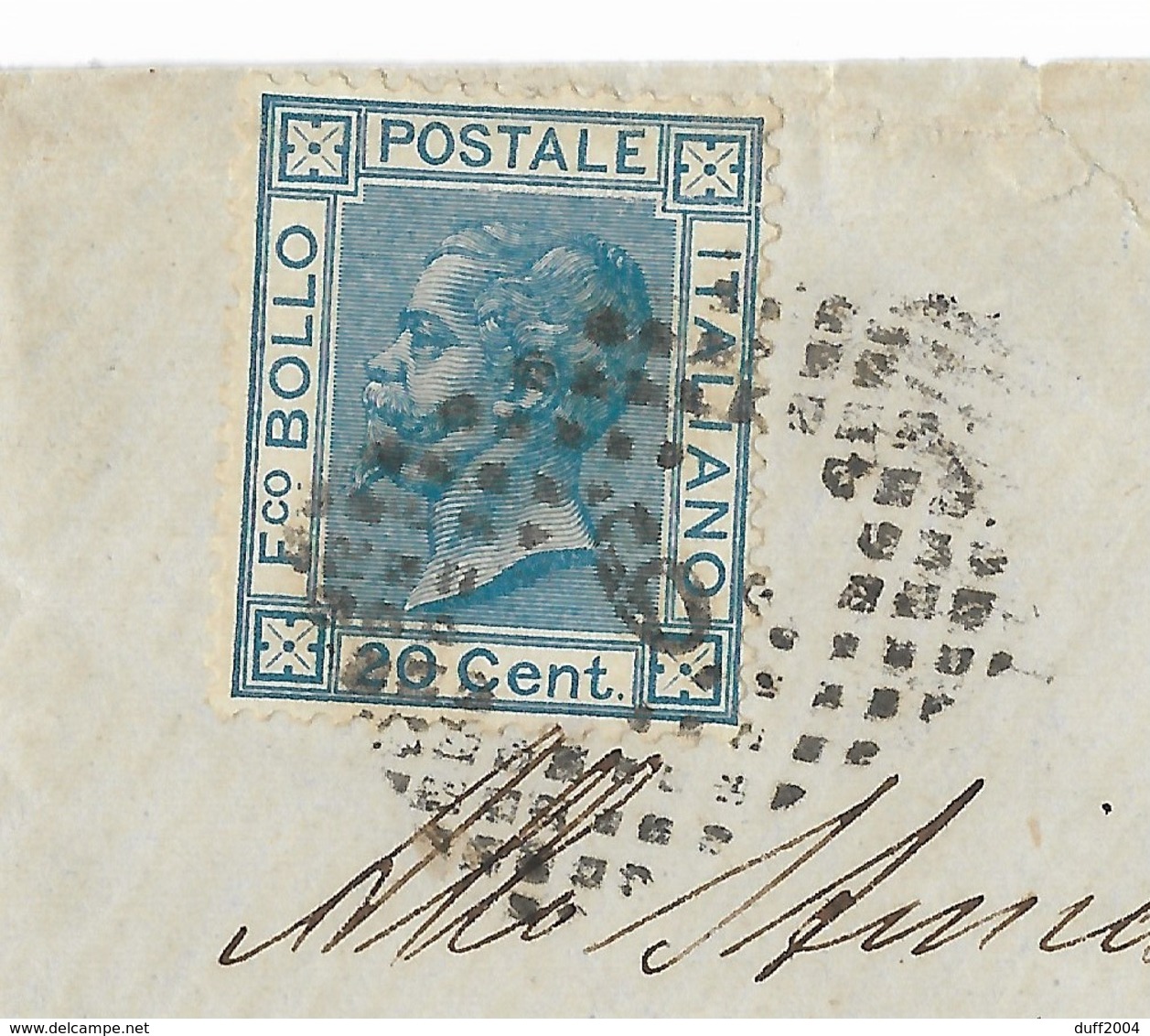 DA BRESCIA A CHIARI - 21.3.1875. - Storia Postale