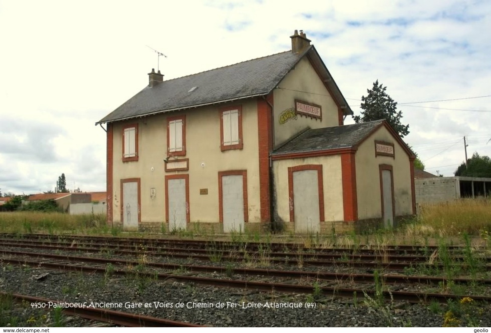 Paimboeuf (44)- Ancienne Gare Et Voies De Chemin De Fer (Tirage Limité) - Paimboeuf