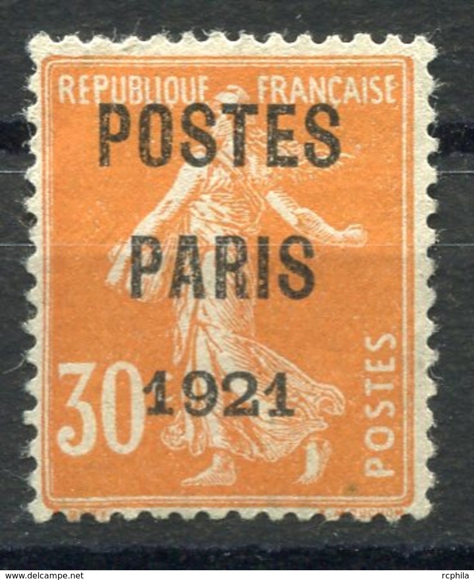 RC 11267 FRANCE N° 29 - 30c POSTES PARIS 1921 SEMEUSE COTE 80€ OBL. TB - 1893-1947