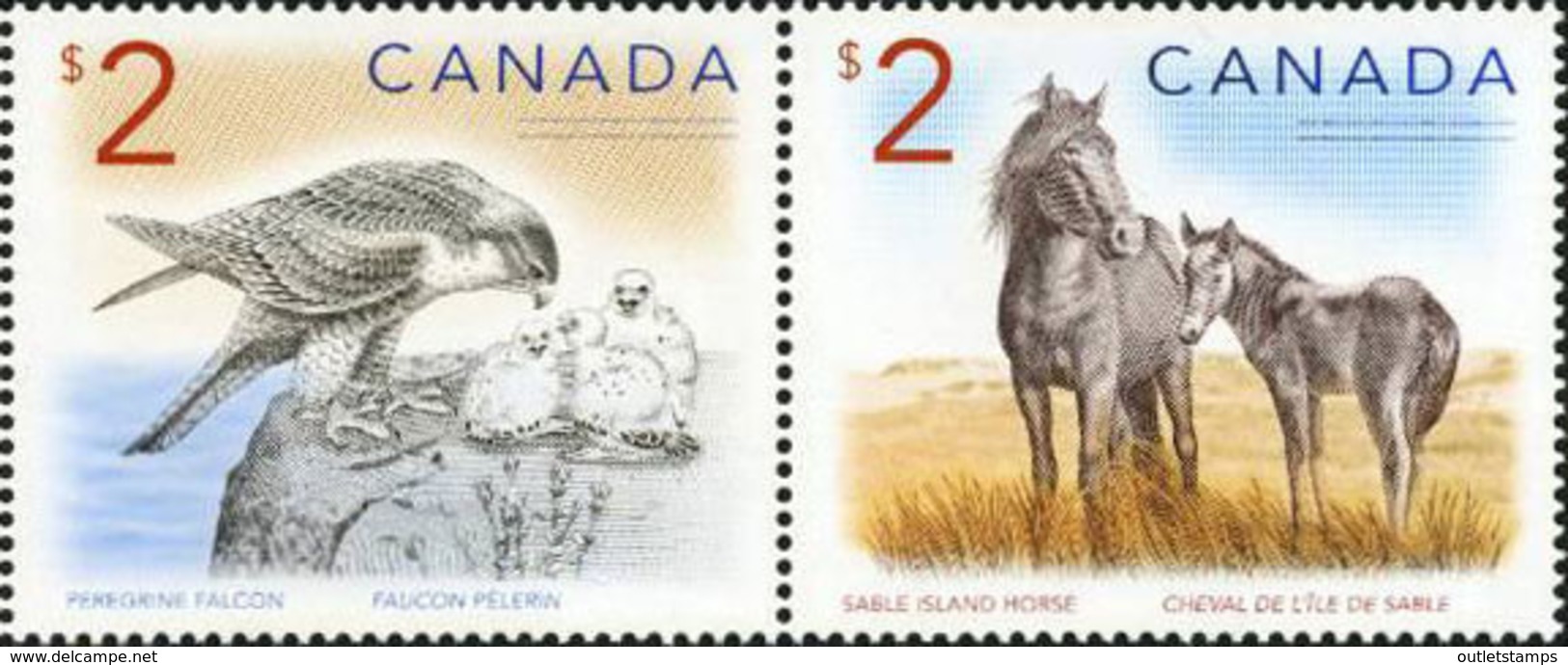 Ref. 187496 * NEW *  - CANADA . 2005. WILD LIFE. VIDA SALVAJE - Unused Stamps