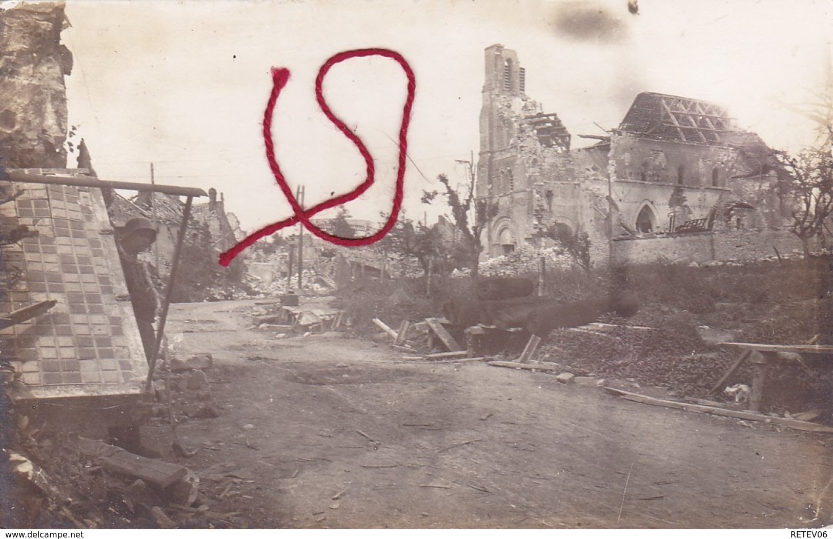 ( 02 ) - Chemin Des Dames Carte Photo Allemande  Feldpost - Autres & Non Classés