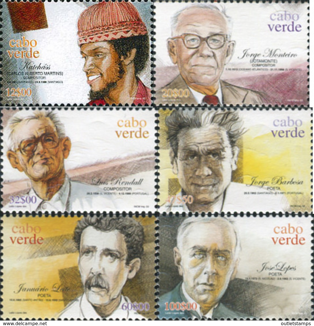 Ref. 125017 * NEW *  - CAPE VERDE . 2003. FAMOUS PEOPLE. PERSONAJES - Islas De Cabo Verde