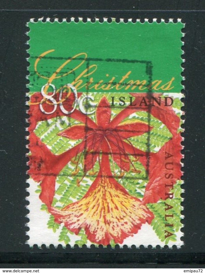 AUSTRALIE- Christmas Island Y&T N°466 Oblitéré (fleurs) - Christmas Island