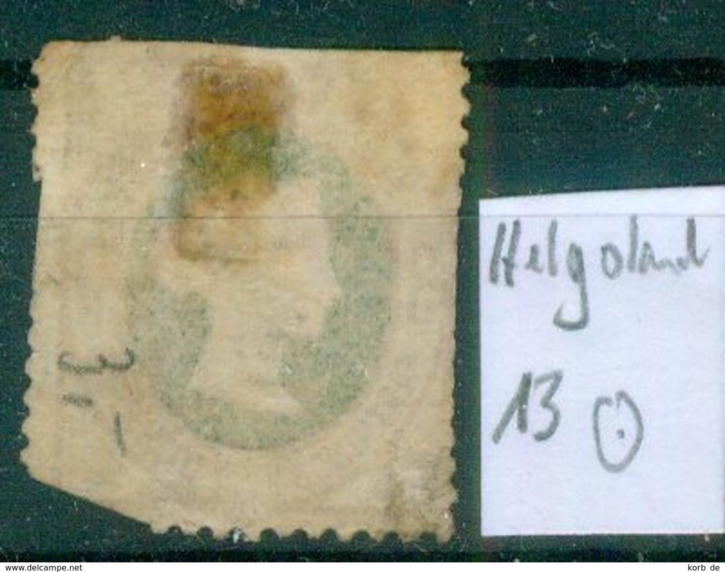 Helgoland 1875  MiNr.  13     O / Used  (L856) - Heligoland